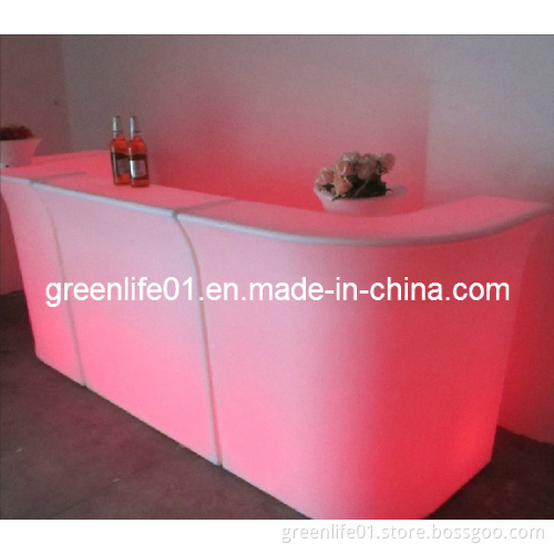 High Quality Glowing Bar Counter, Cafe Shop Furniture, Glowing LED Furniture